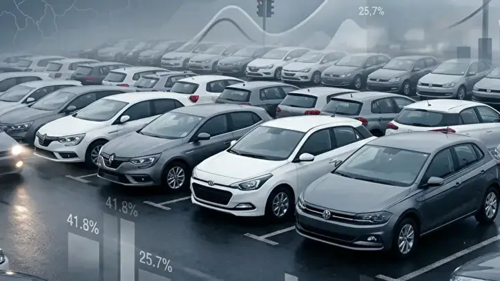 Türkiye’de sürücüler en fazla gri renkli otomobilleri tercih etti