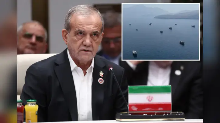Two supertankers hit in the Strait of Hormuz — as Iran president extends olive branch