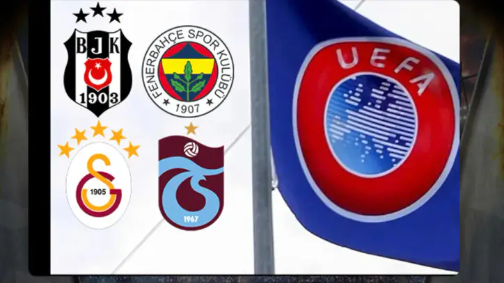 UEFA kulüpler sıralaması güncellendi! Beşiktaş, Fenerbahçe, Galatasaray ve Trabzonspor...
