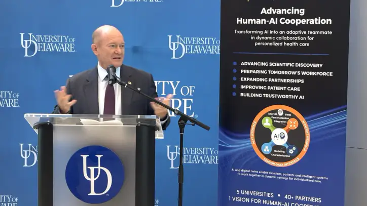University of Delaware launches institute that uses AI to help treat patients