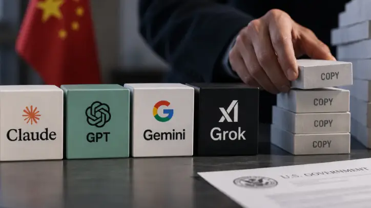 U.S. Agencies Accuse China AI Firms of Distilling Claude, GPT, Gemini, and Grok