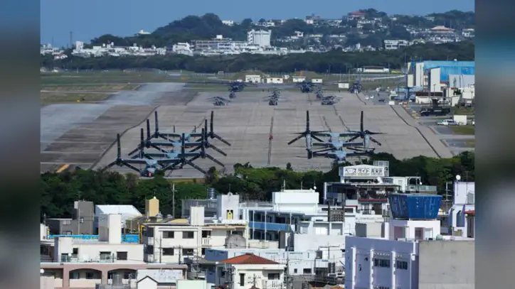 US military restricts troops from leaving the base in Okinawa after Marine is arrested in a killing