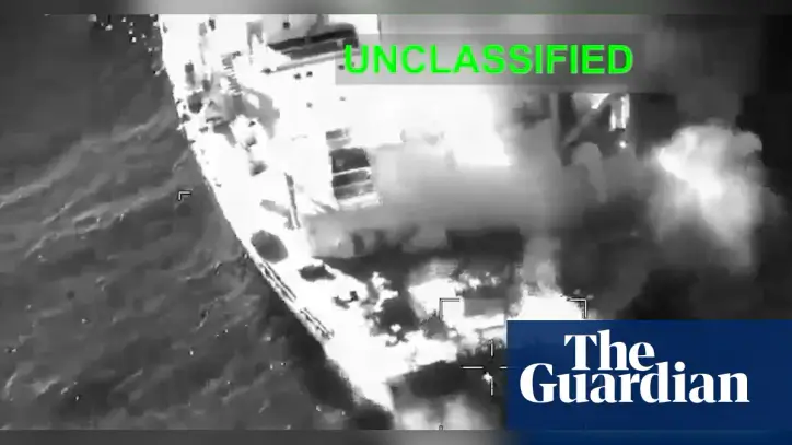 US military says it struck three Iranian tankers after American warships came under missile attack
