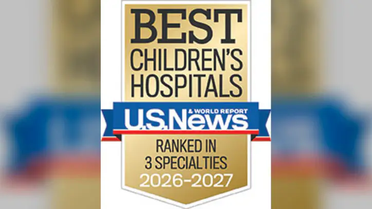 US News Best Children's Hospitals badge