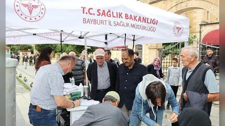 Vatandaşlara ücretsiz sağlık taraması