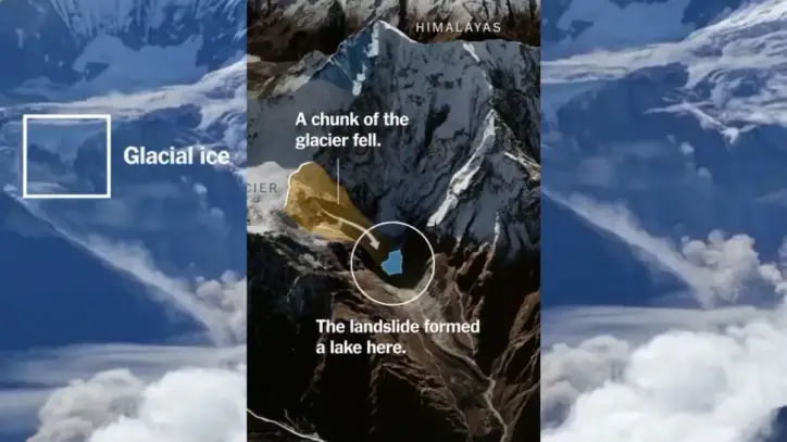 Video: The moment Nepal’s glacier collapsed, triggering deadly floods
