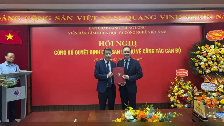 Vietnam Bilim ve Teknoloji Akademisi Başkan Yardımcılığına Yoldaş Vu Thanh Mai'nin atanması.