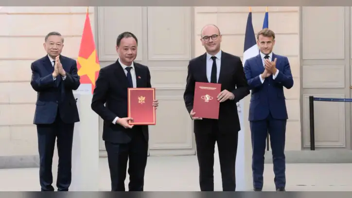Vietnam Bilim ve Teknoloji Akademisi, VNREDSAT-2 uydu projesini desteklemek amacıyla Fransa ile işbirliği yapıyor.