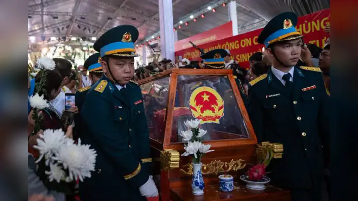 Vietnam buries remains of 731 war dead nearly 6 decades after the Tet Offensive