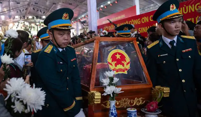 Vietnam buries remains of 731 war dead nearly 6 decades after the Tet Offensive