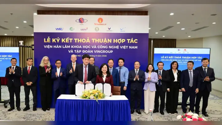 Vingroup ve Vietnam Bilim ve Teknoloji Akademisi, en son teknolojileri geliştirmek için iş birliği yapıyor.