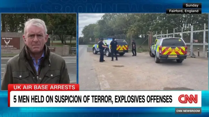 What we know about the five men arrested at Fairford air base on suspicion of terror offences | CNN