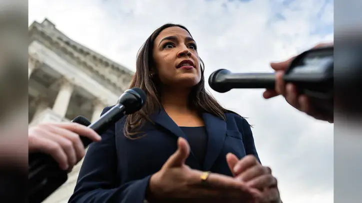 Rep. Alexandria Ocasio-Cortez (D-N.Y.) is trying to tie the political backlash against artificial intelligence to economics.