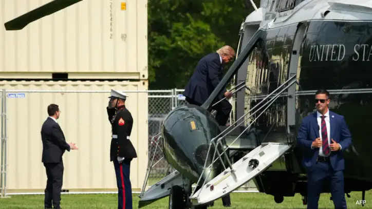 White House Construction Led To Trump Helicopter's Close Call With Jet