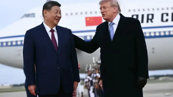 Xi Jinping Lands In US For Key State Visit, Trump Receives Him