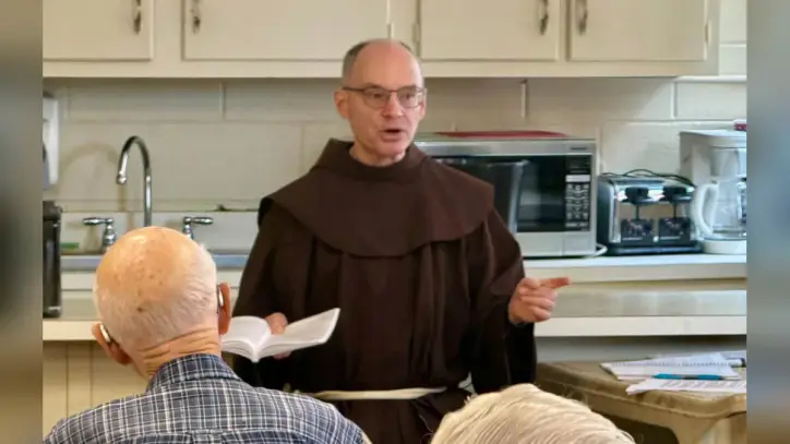 Br. Steven Patti, OFM, said participants in a discussion about Magnifica Humanitas expressed concern about the fate of humans, given the rapid rise of artificial intelligence. (Photo courtesy of Br. Steven)