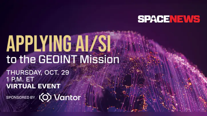 Register Now: Oct. 29: Applying AI/SI to the GEOINT Mission