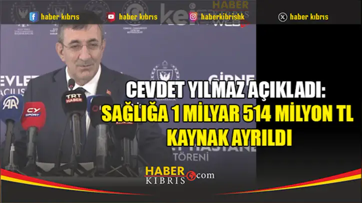 Yılmaz: Sağlık yatırımlarımızı kararlılıkla sürdürüyoruz