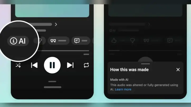YouTube sticks new labels on AI-generated songs