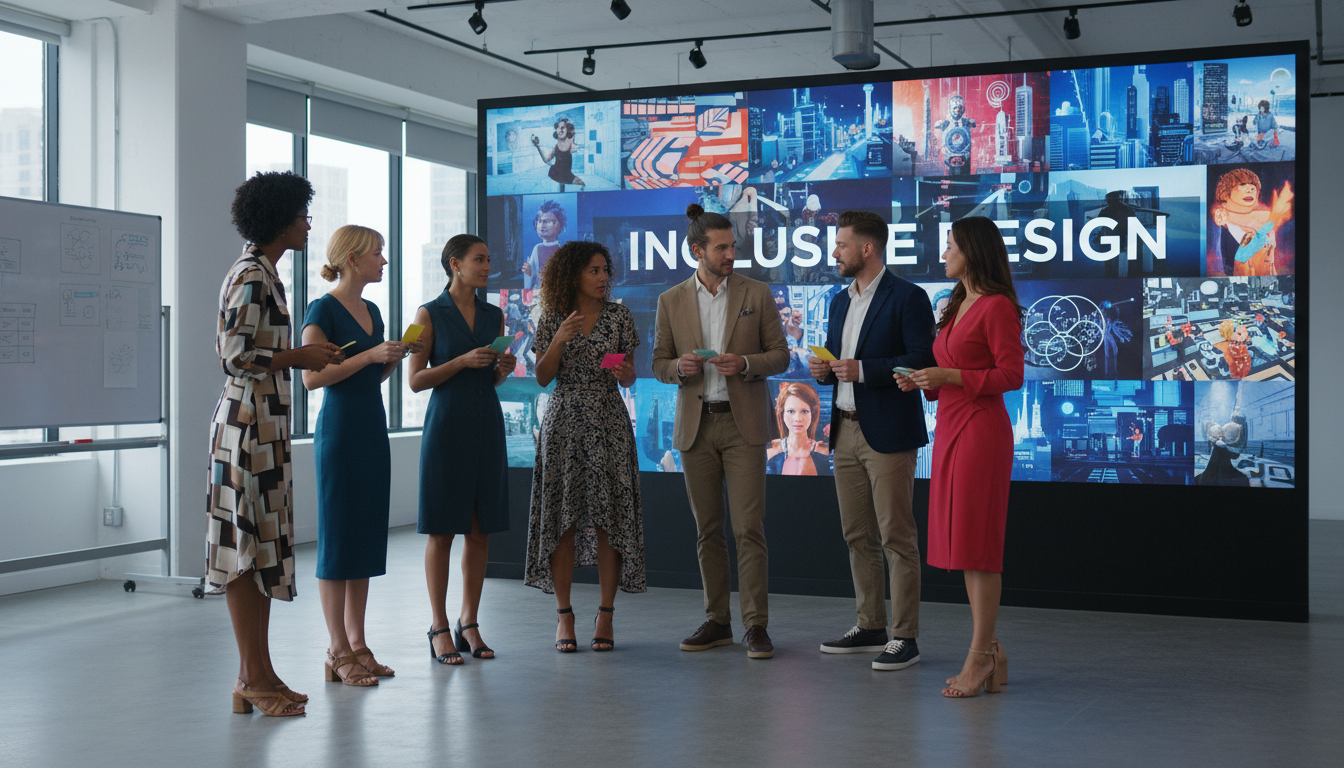 Inclusive governance: humans correct algorithmic bias before content reaches the audience.