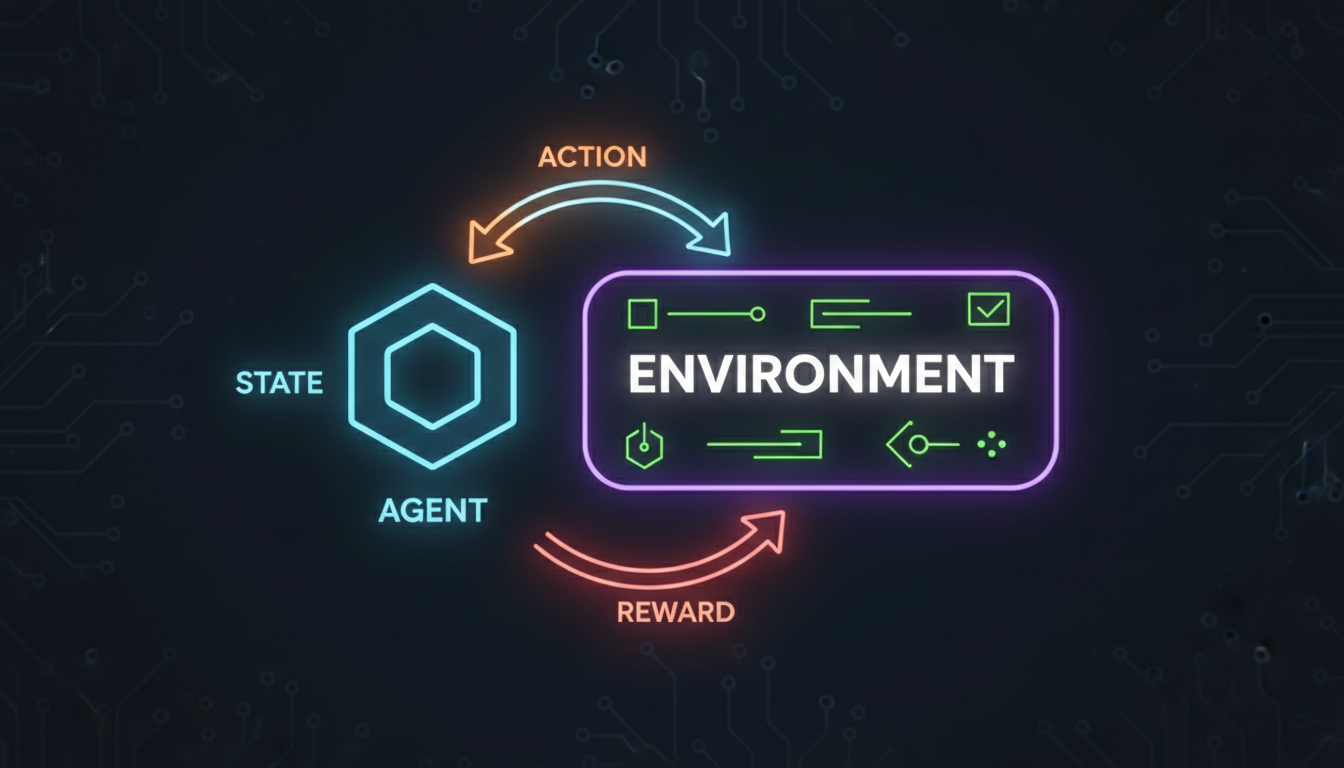 Reward signals steer the agent toward desirable states.