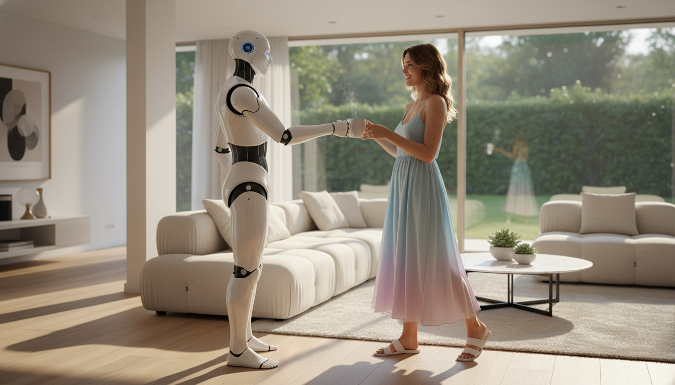 Morning coffee, now served with silicon charm.