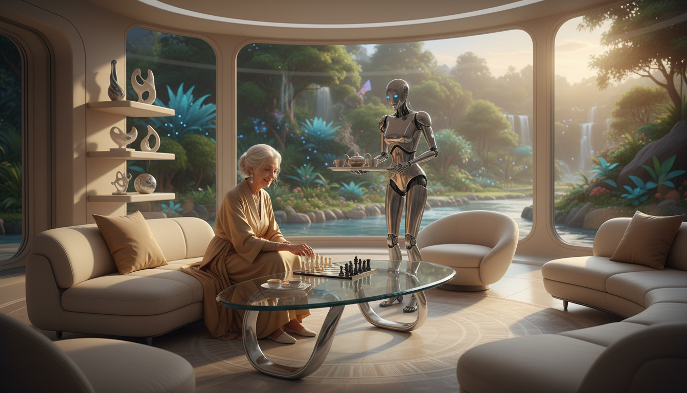 Leisure and care converge in the harmonious smart home of tomorrow.