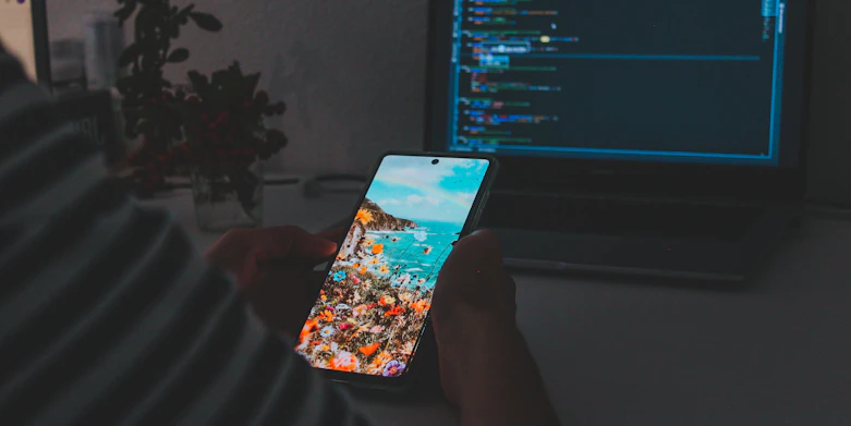 Phone in hand