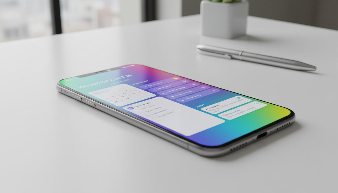A single screen now hosts the productivity stack once reserved for corner offices.
