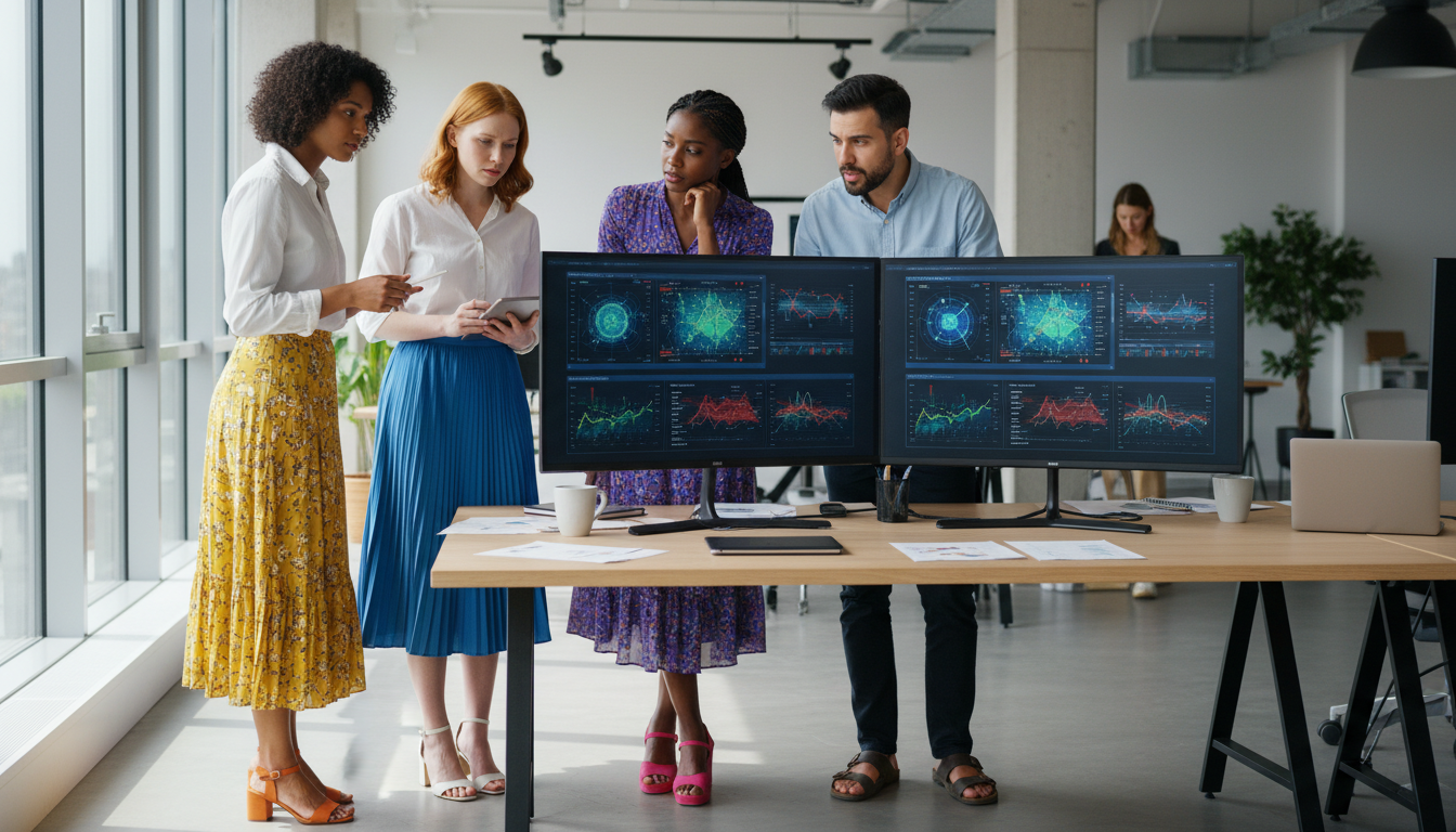 Ethics auditors reviewing model outputs for disparate impact