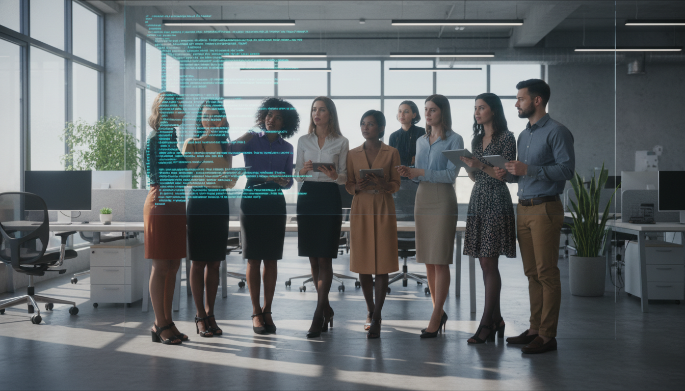 Balanced teams combine AI speed with human oversight.